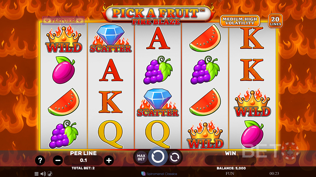 Pick A Fruit Fire Blaze Igraj Besplatno