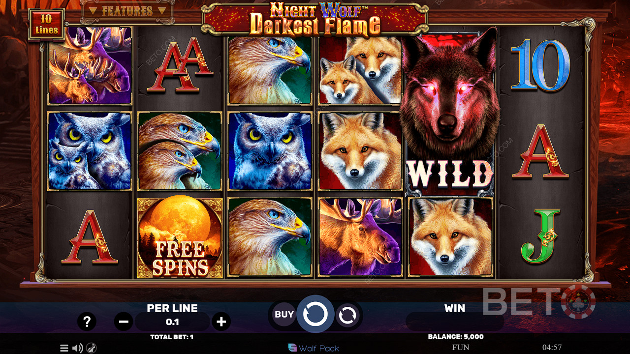 Night Wolf Darkest Flame Igraj Besplatno