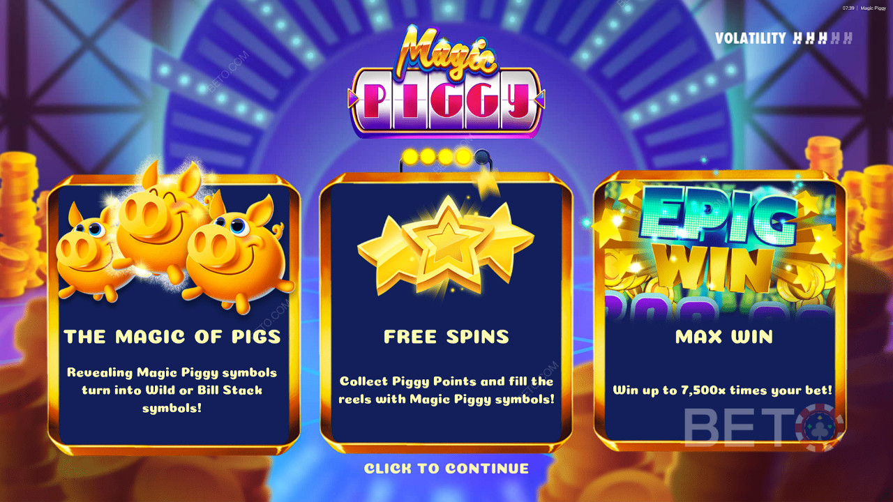 Бонус функције објашњене у игри Magic Piggy од стране Hacksaw Gaming