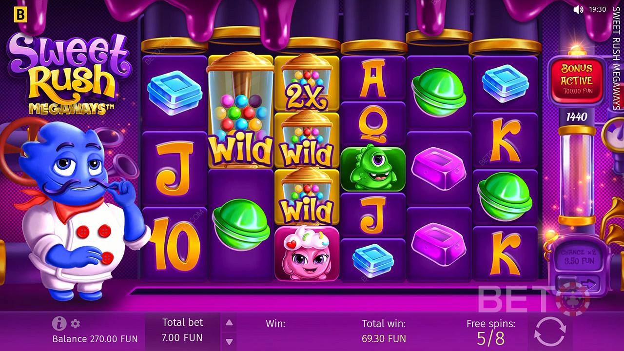 Sweet Rush Megaways Igraj Besplatno