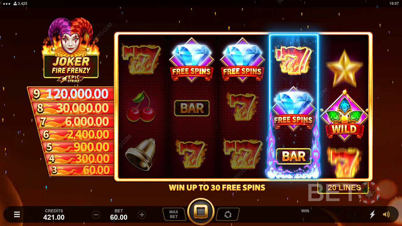 Joker Fire Frenzy Igraj Besplatno