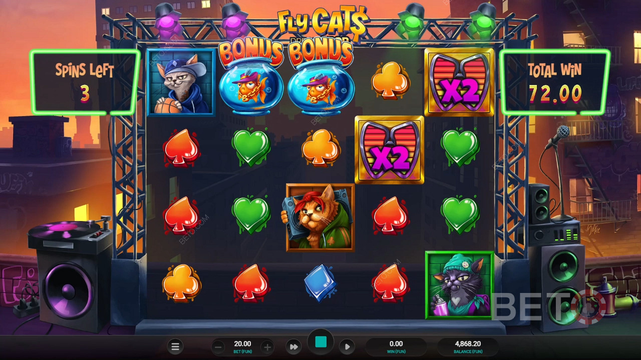 Fly Cats Dream Drop Igraj Besplatno
