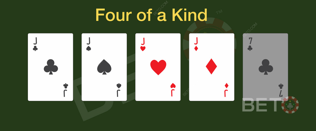 Четири врсте у покеру