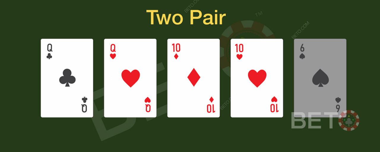2 пара у покеру може бити тешко правилно играти.