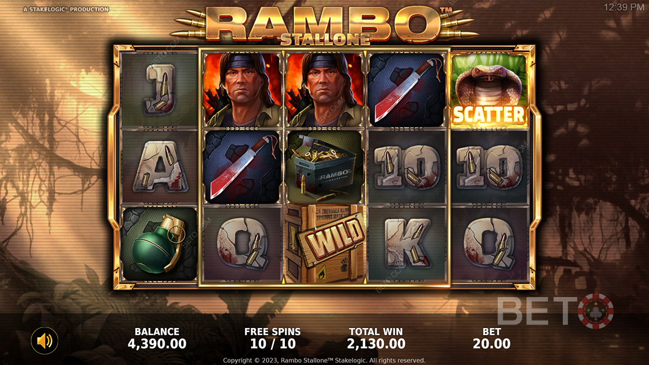 Rambo (StakeLogic)  Igraj Besplatno
