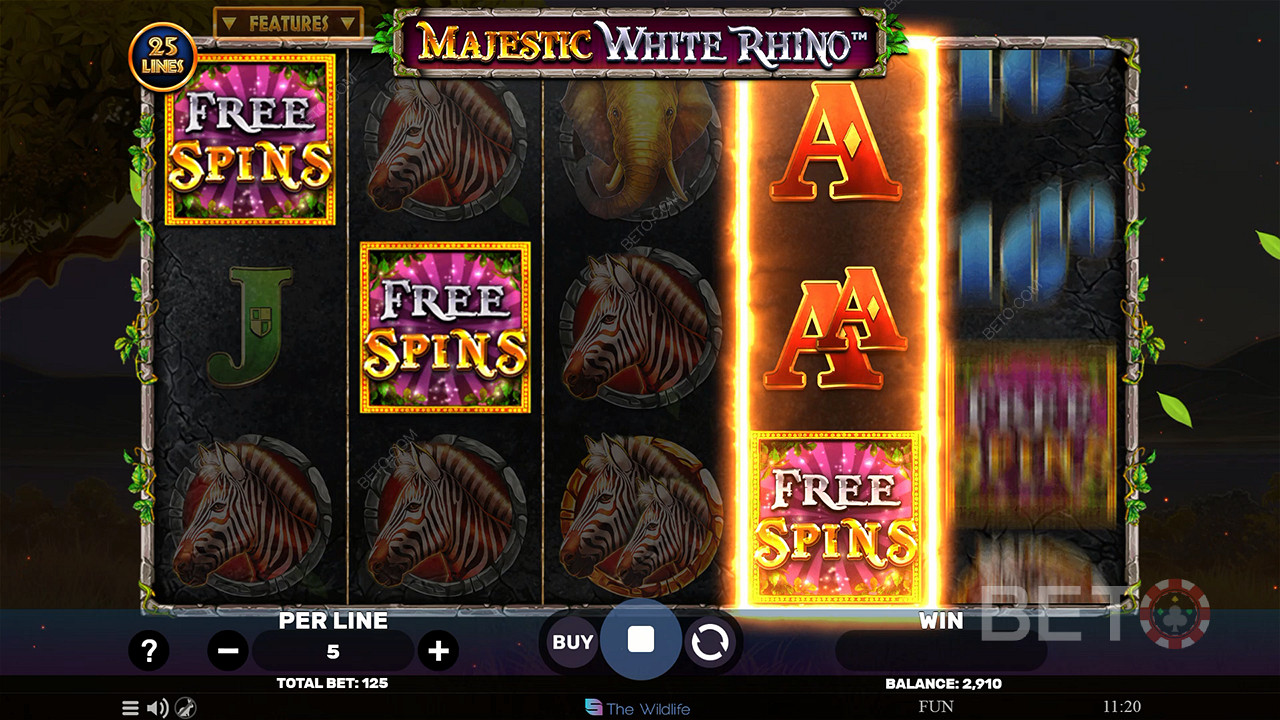 Majestic White Rhino Igraj Besplatno