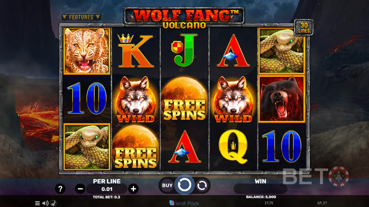 Wolf Fang - Volcano Igraj Besplatno