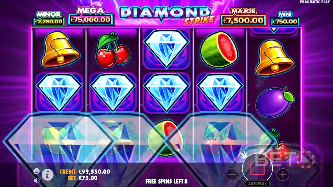 Како играти Diamond Strike у игри Pragmatic Play