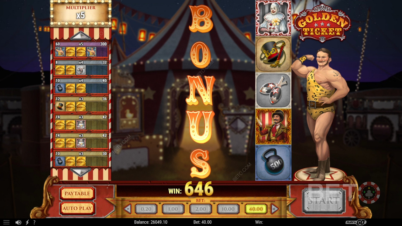 Golden Ticket (Play'n Go) Igraj Besplatno