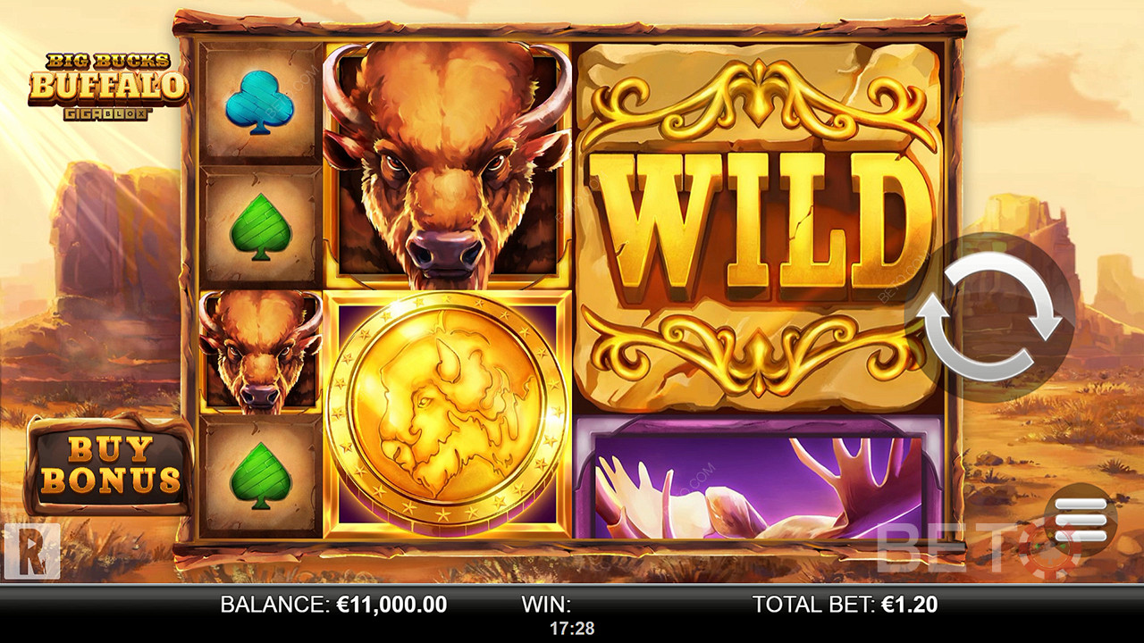 Big Bucks Buffalo Gigablox Igraj Besplatno