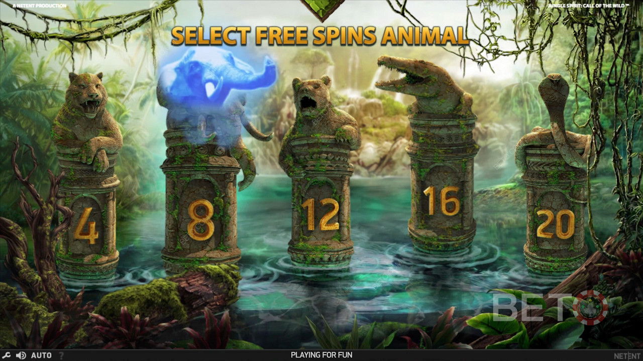 Одабир бесплатних окретаја животиња у Jungle Spirit: Call of the Wild