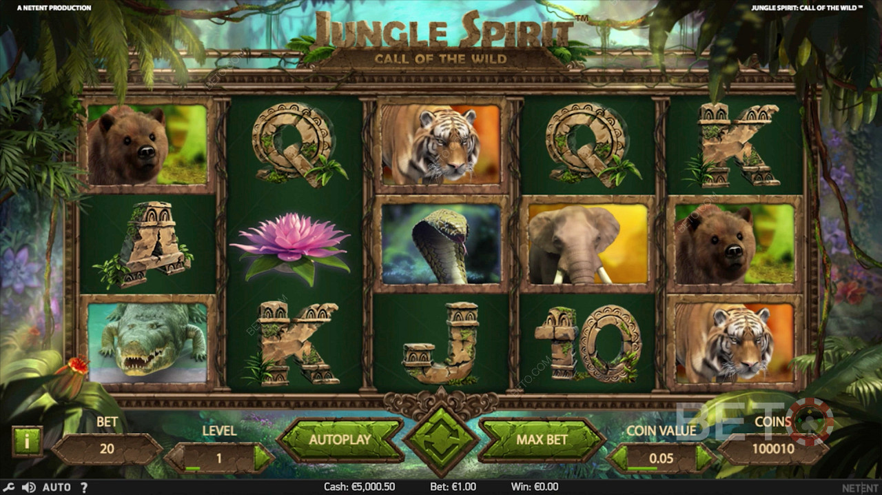 Jungle Spirit: Call of the Wild онлине слот