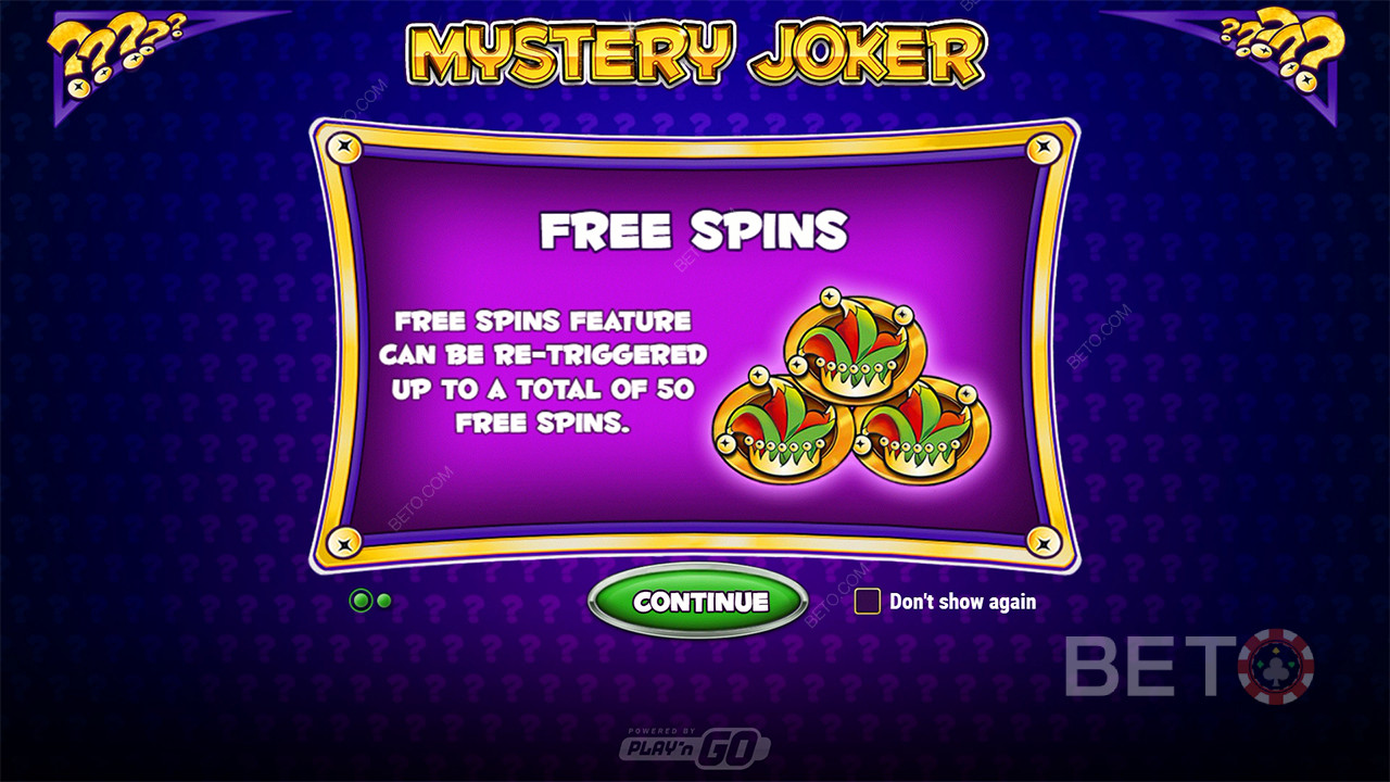 Бонус функције објашњене у игри Mystery Joker од Play