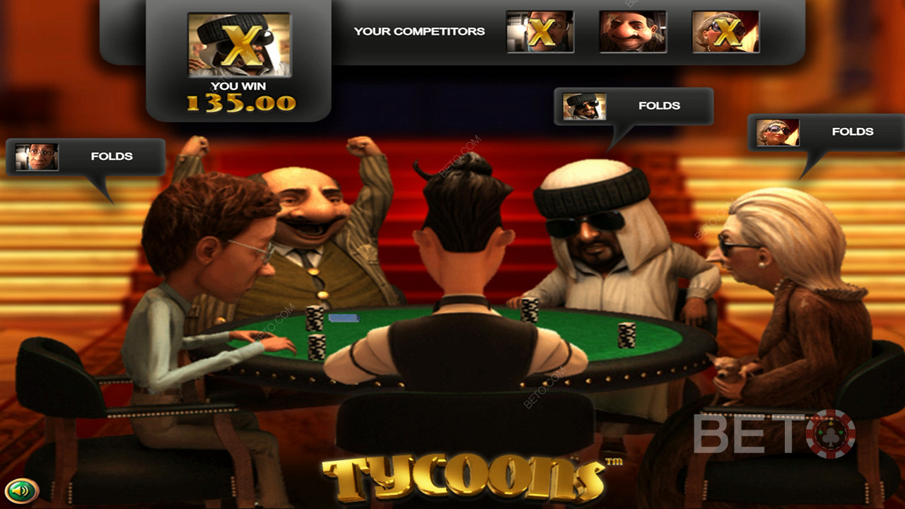 Ликови ће играти покер и можете предвидети да ће победник добити велику победу