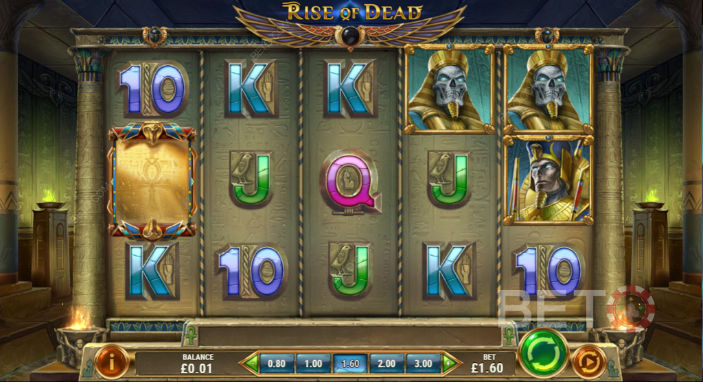 Rise of Dead - Непрогресивни онлајн слот, који садржи скатере, дивље, бонус игре и бесплатне окрете.