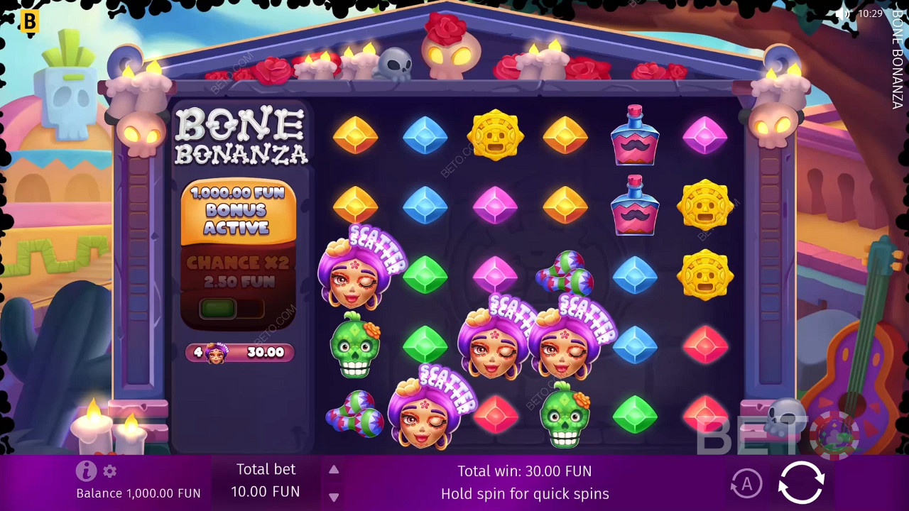 Bone Bonanza  Igraj Besplatno