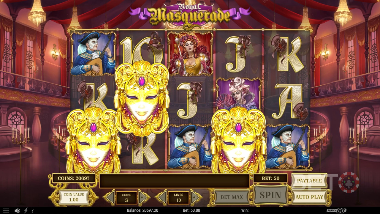 Рецензија игре Royal Masquerade од стране BETO Slots