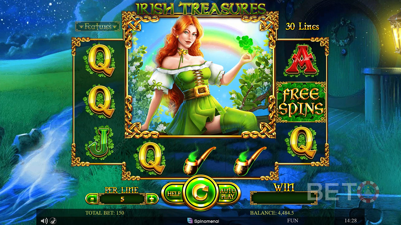 Irish Treasures (Spinomenal) Igraj Besplatno