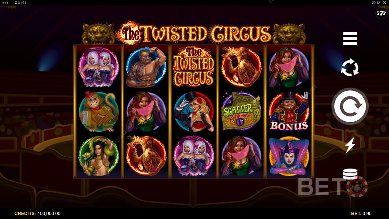 Како играти Microgaming -ов The Twisted Circus