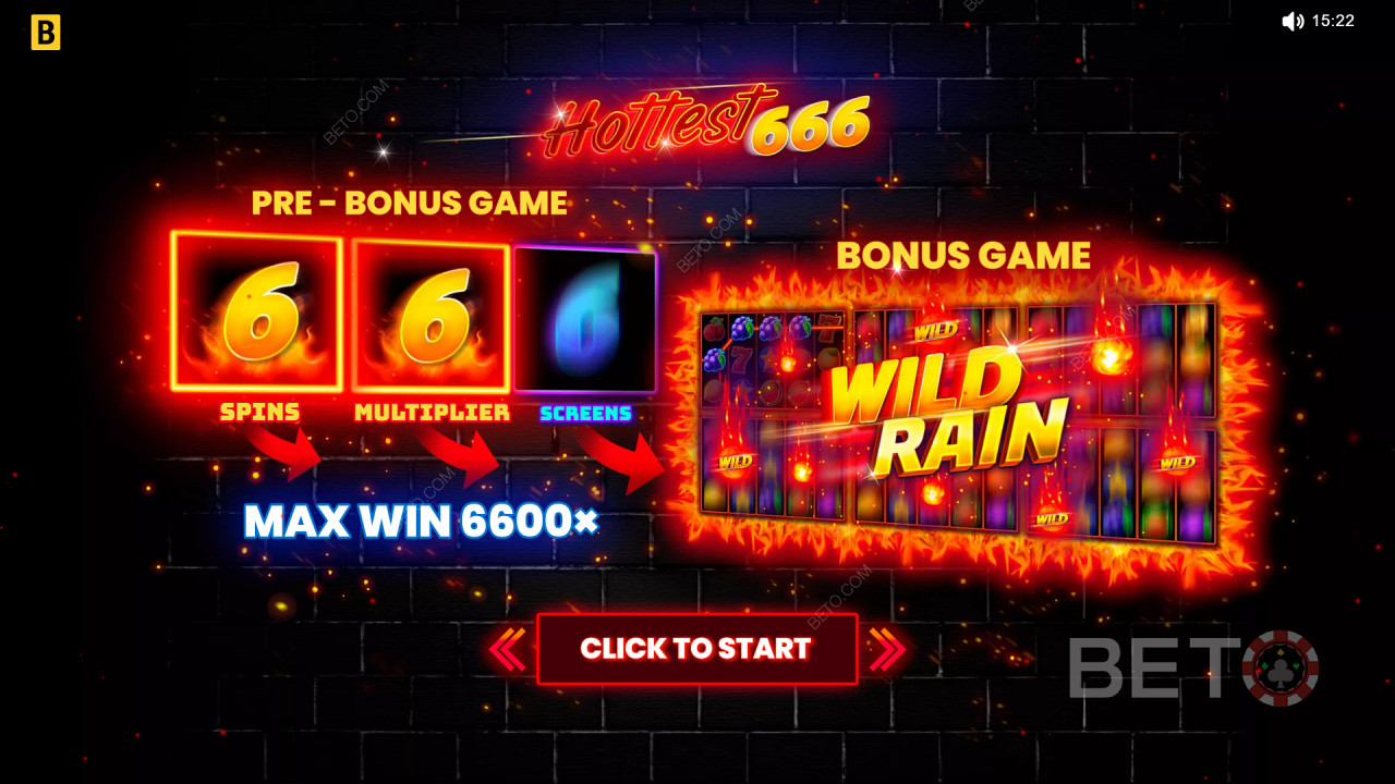 Бонус карактеристике објашњене у Хоттест 666 од стране BGAMING