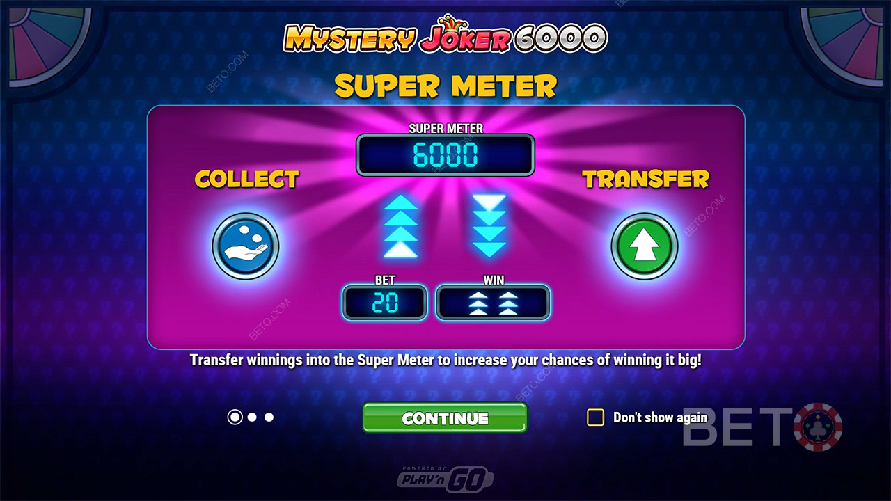 Бонус функције објашњене у игри Mystery Joker 6000 од стране Play