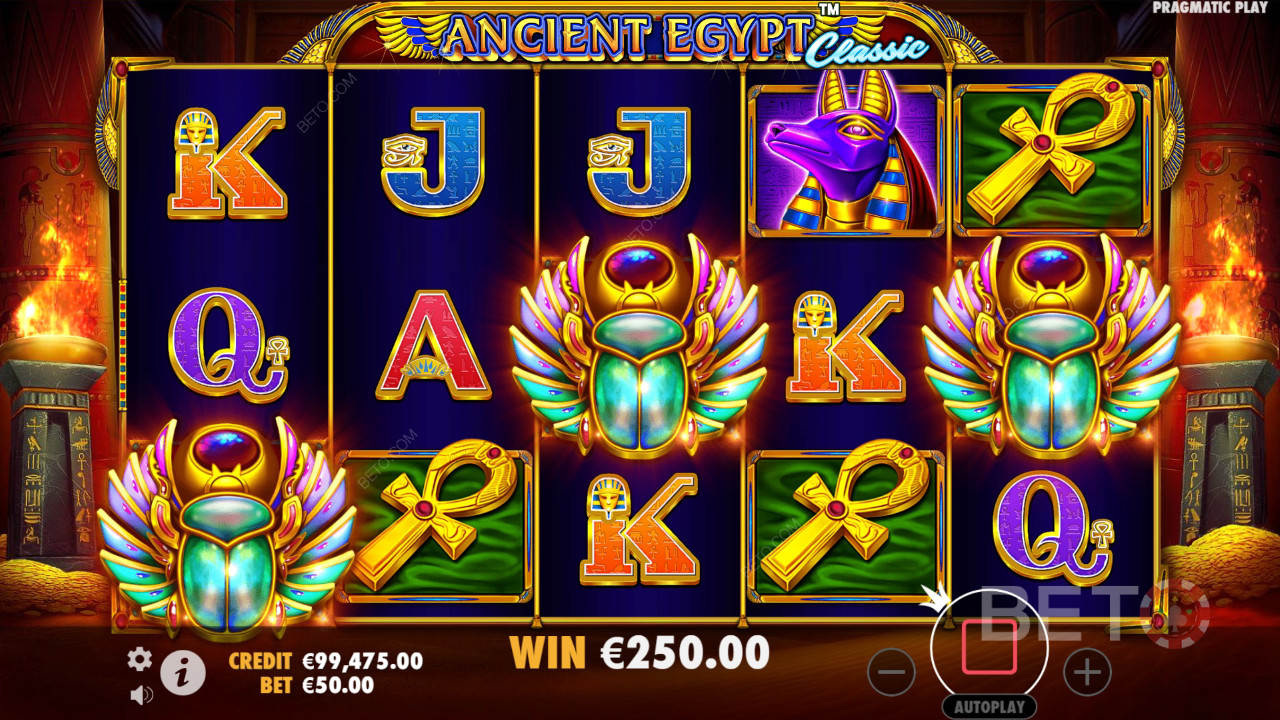 Рецензија класичне игре Ancient Egypt Classic од стране BETO Slots