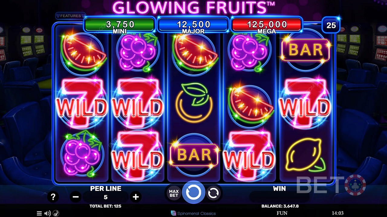 Glowing Fruits Igraj Besplatno