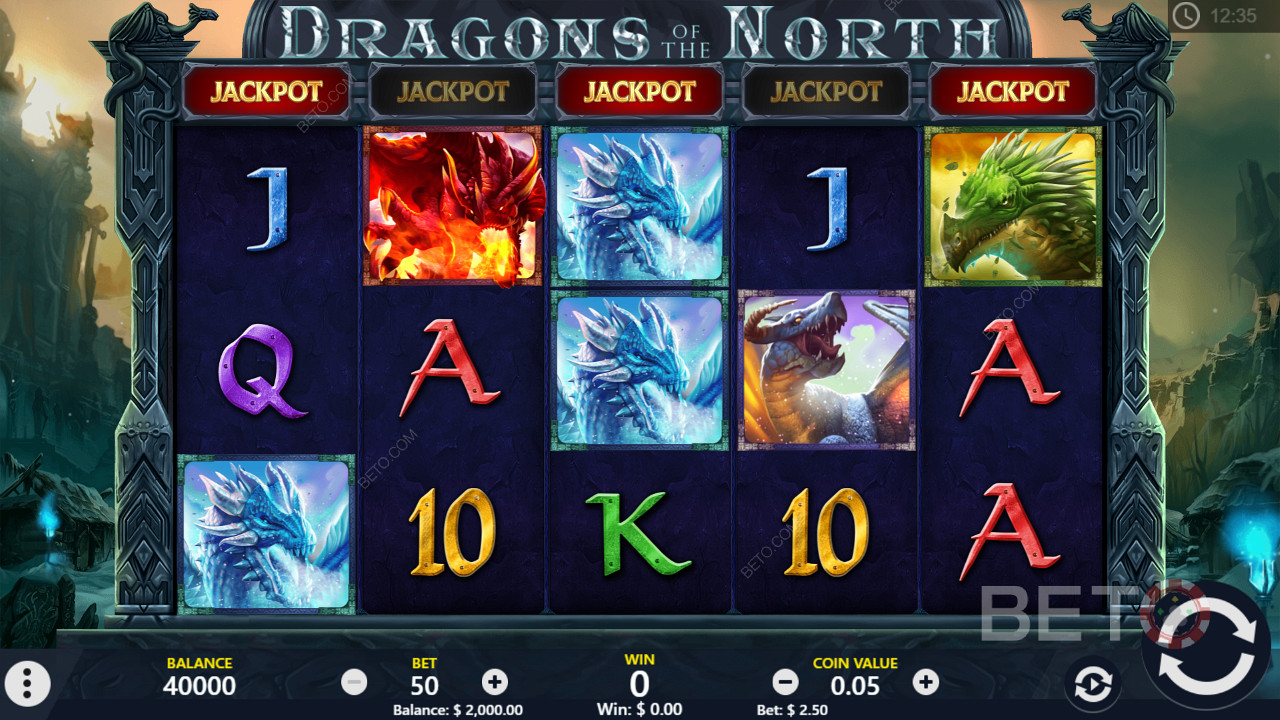 Dragons of the North онлине слот