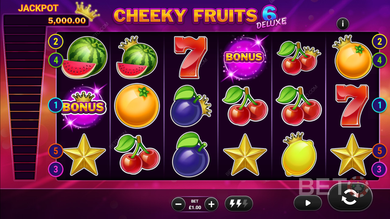 Cheeky Fruits 6 Deluxe преглед од БЕТО слотова