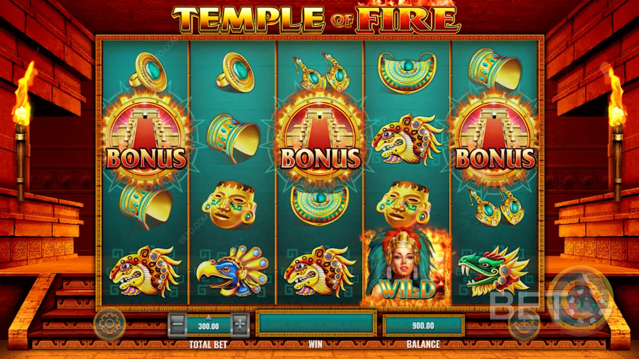 Пример игре - Temple of Fire од IGT