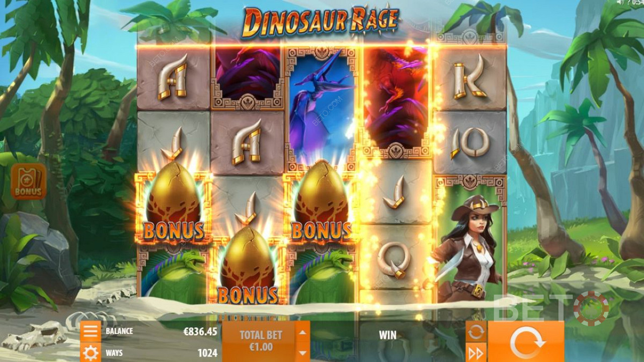 Специјални бонуси Dinosaur Rage