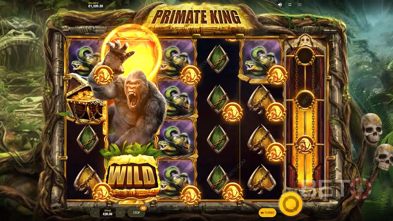 Primate King из Red Tiger Gaming -а има много сјајних бонус функција