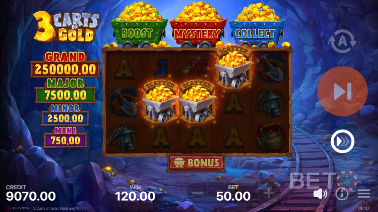 3 Carts of Gold: Hold and Win Igraj Besplatno