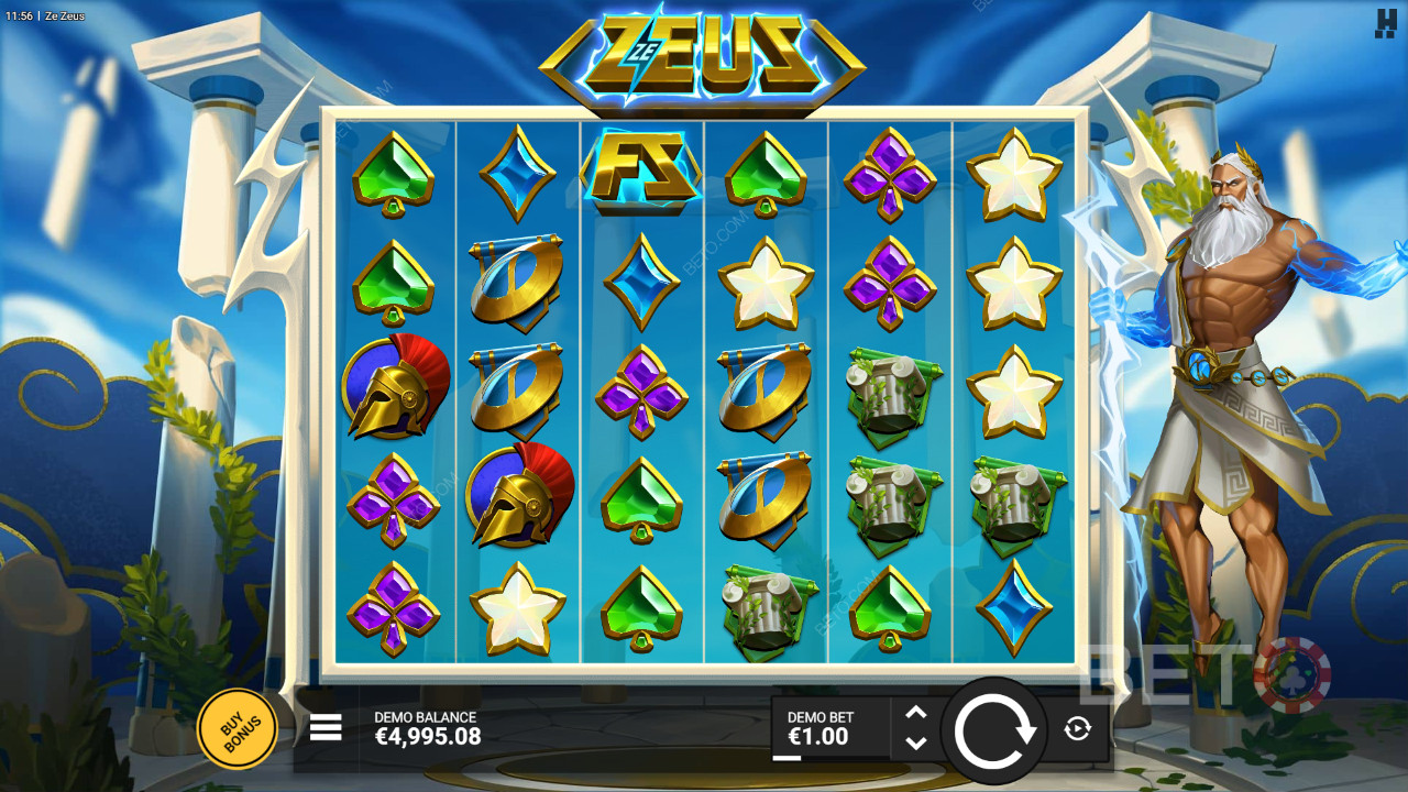 Како се игра Ze Zeus из Hacksaw Gaming -а