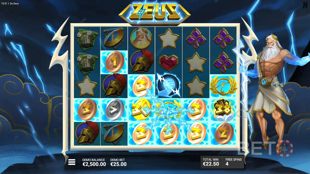 Бонус функције објашњене у игри Ze Zeus од стране Hacksaw Gaming