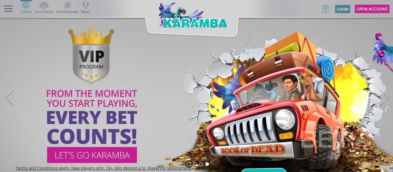 Постаните ВИП члан у Karamba
