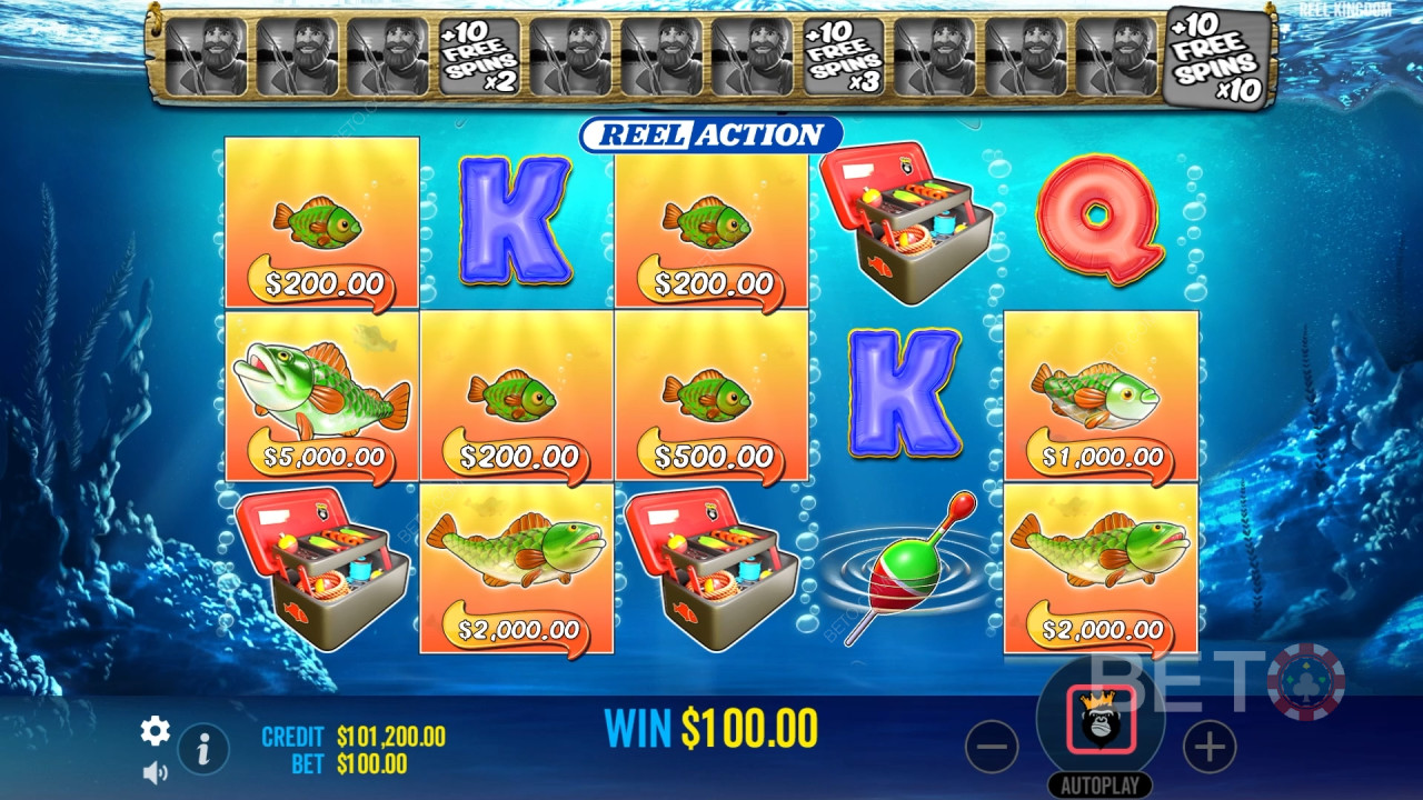 Како играти Reel Kingdom Big Bass Bonanza Реел Ацтион