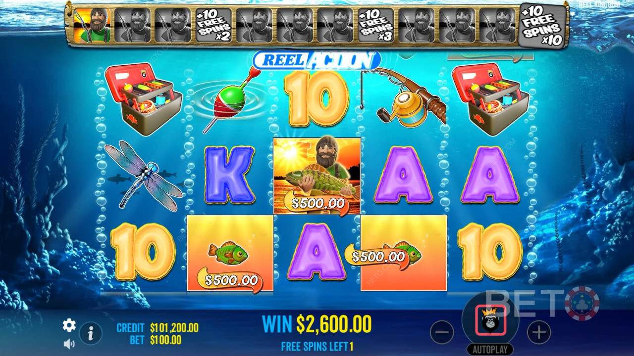 Бонус карактеристике објашњене у Big Bass Bonanza Реел Ацтион од Reel Kingdom
