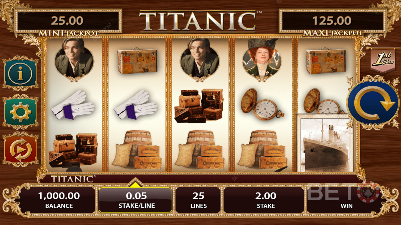 Уживајте у великој авантури у онлајн слоту Титаниц у једном од онлајн казина које препоручује БЕТО