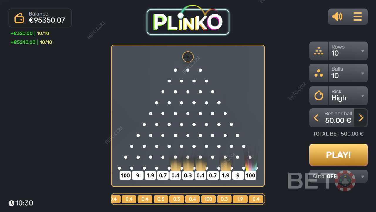 Plinko (Gaming Corps) Igraj Besplatno