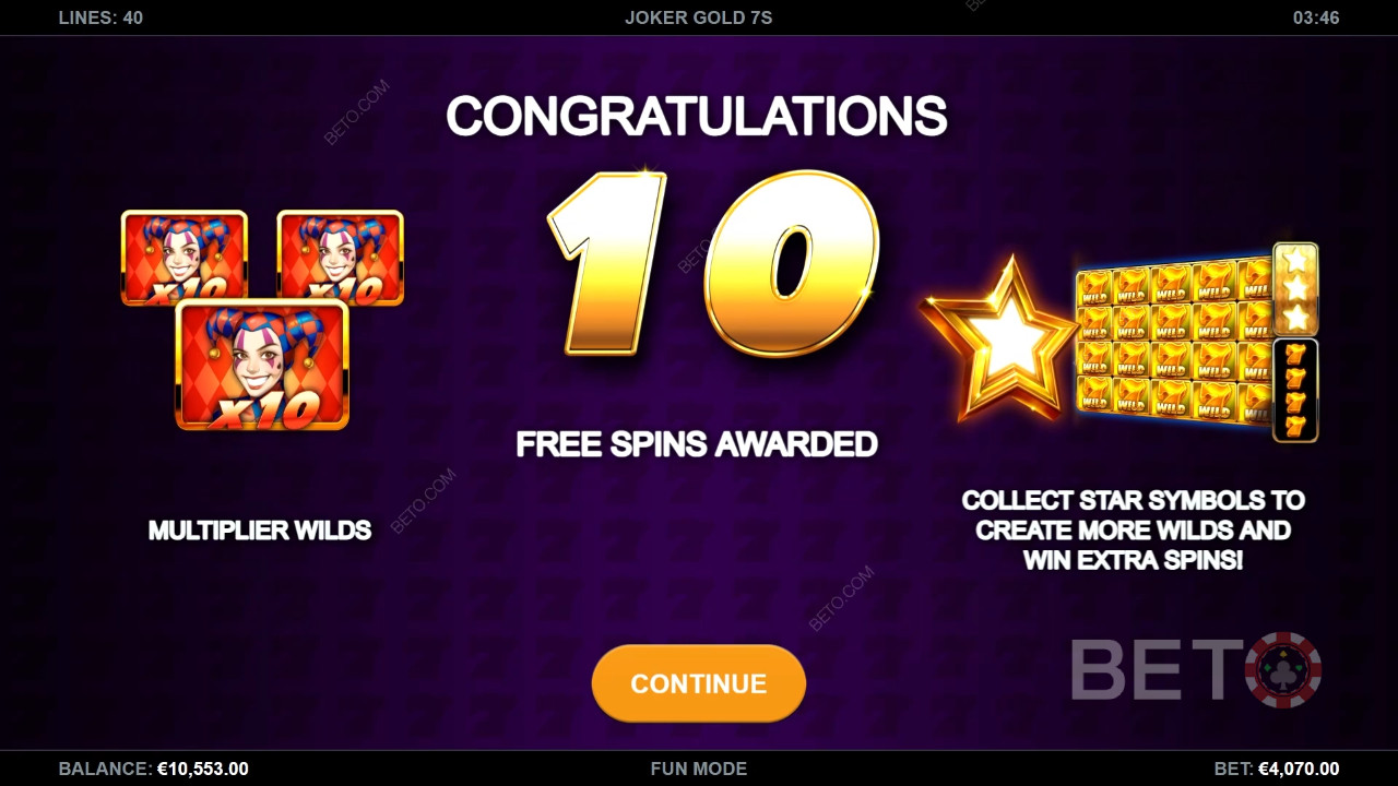 Бонус функције објашњене у игри Joker Gold 7s од стране Kalamba Games
