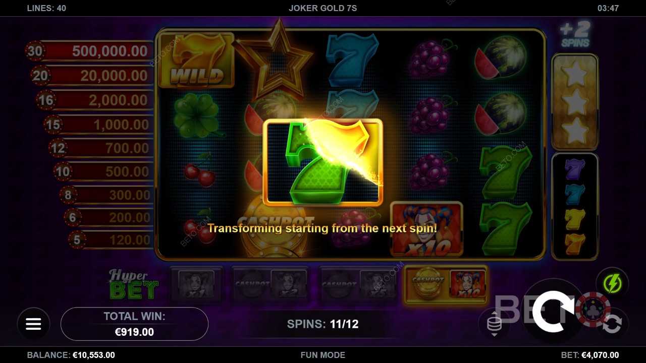 Да ли се исплати играти на слот машини Joker Gold 7s?