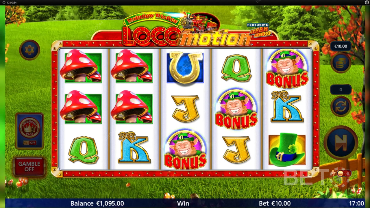 Бонус карактеристике објашњене у Rainbow Riches Лоцомотион би Лигхт анд Вондер