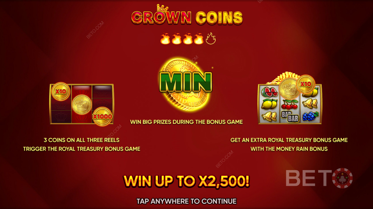 Бонус карактеристике објашњене у Crown Coins од стране Endorphina