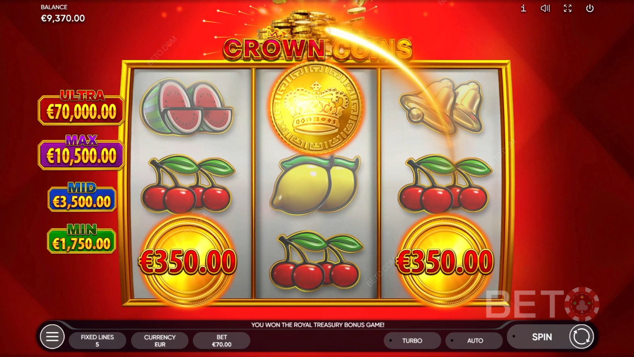 Рецензија Crown Coins-а од стране BETO Slots-а