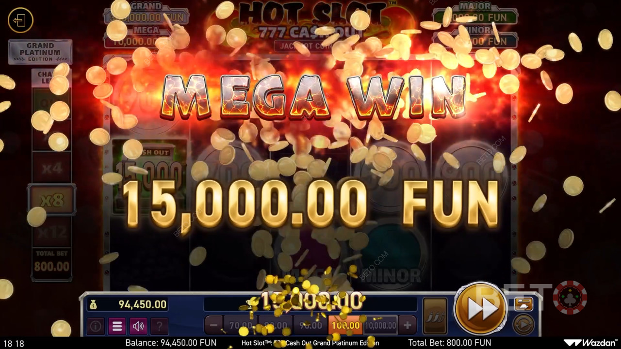 Освојите 3.000 пута више од своје опкладе у врелом слоту: 777 Cash Out Grand Platinum Edition слот онлајн!