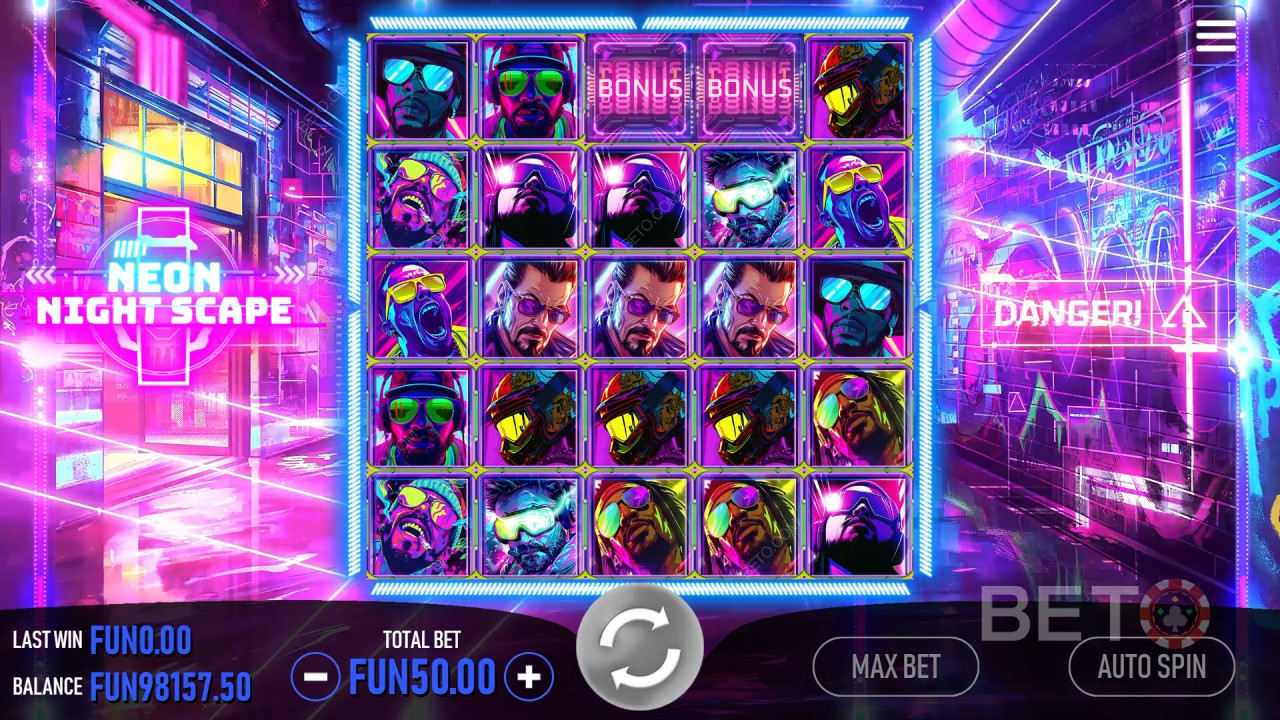 Neon Night Scape Igraj Besplatno