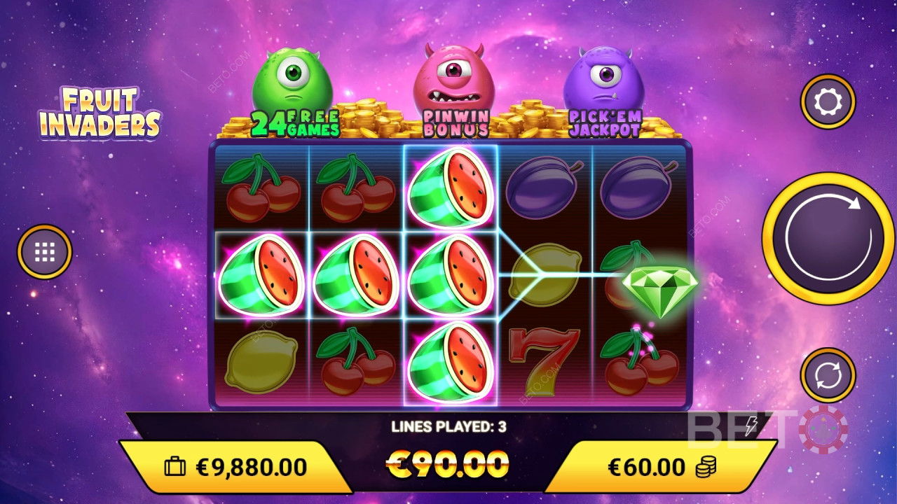 Fruit Invaders Igraj Besplatno
