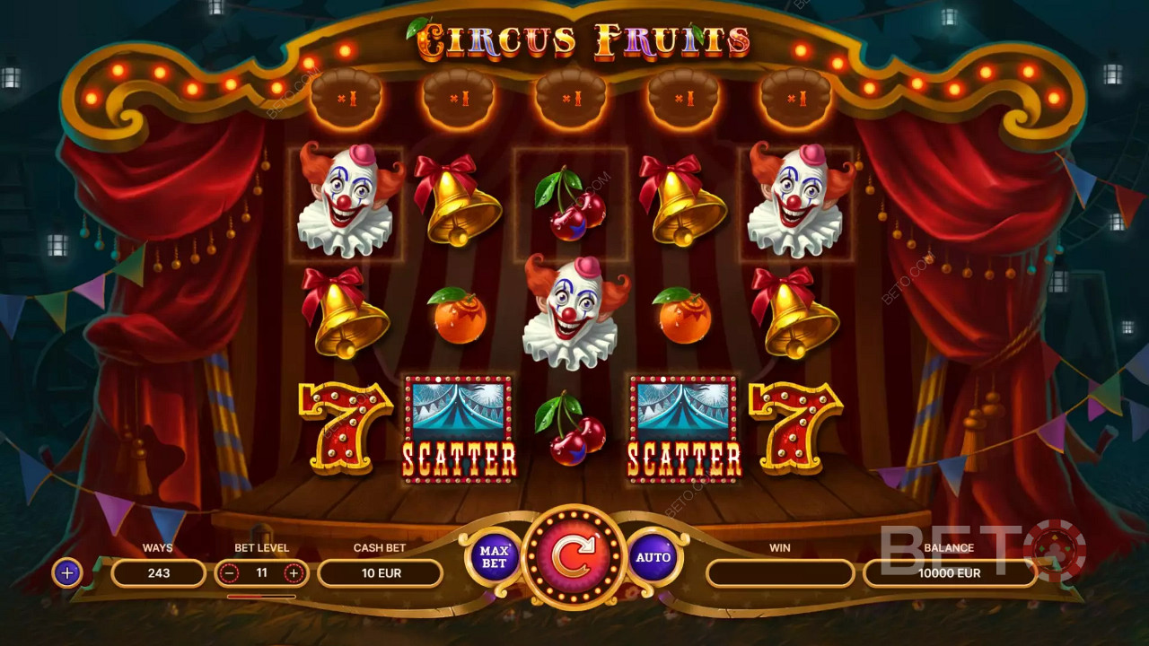 Постављена импресивна контрола Circus Fruits