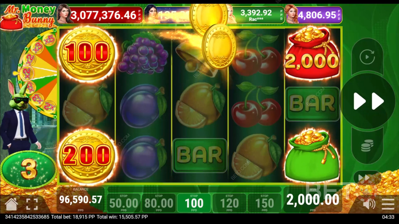 Освојите 3.500 пута више од своје опкладе у видео слоту Money Bunny!